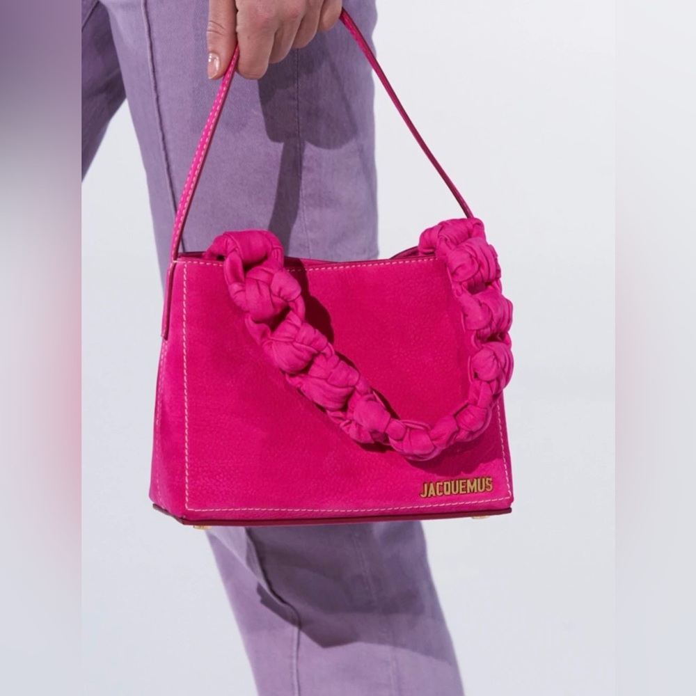 Jacquemus Noeud Bag in Pink - Picture 2 of 16